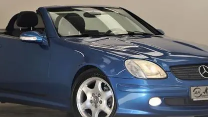 Gebraucht Mercedes SLK200 163 PS (119 kW) 2001 Lazulithblau metallic Cabrio