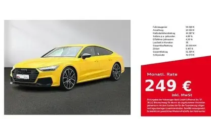 Brugt Audi S7 Ambiente 344 HK (253 kW) 2023 Gul Hatchback