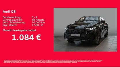 Neu Audi Q8 Ambiente 286 PS (210 kW) 2025 Schwarz SUV