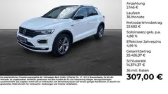 Weiß (pure white) Gebraucht 2019 VW T-Roc Sport SUV | 24.828 € (Fairer Preis)