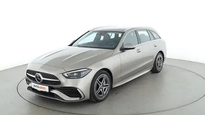 Grau Gebraucht 2023 Mercedes C200 AMG line Kombi | 36.400 € (Fairer Preis)