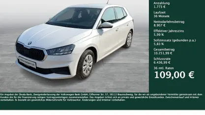 Gebraucht Skoda Fabia Active 80 PS (58 kW) 2023 Candyweiß Kleinwagen