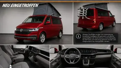 Gebraucht VW California California 204 PS (150 kW) 2023 Fortanarot metallic Van