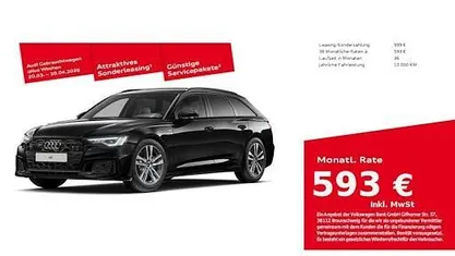 Gebraucht Audi A6 Design 286 PS (210 kW) 2025 Mythosschwarz Kombi