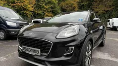 Obsidianschwarz metallic schwarz Gebraucht 2023 Ford Puma Gen-E Titanium X Limousine | 21.780 € (Fairer Preis)