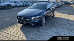 Denimblau (metallic) Gebraucht 2023 Mercedes A200 AMG Limousine | 33.340 € (Fairer Preis)