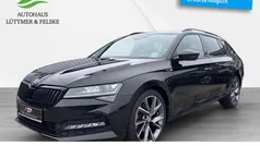 Schwarz Gebraucht 2022 Skoda Superb SportLine Kombi | 33.890 € (Fairer Preis)