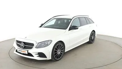 Gebraucht Mercedes C180 AMG line 156 PS (114 kW) 2020 Weiß Kombi