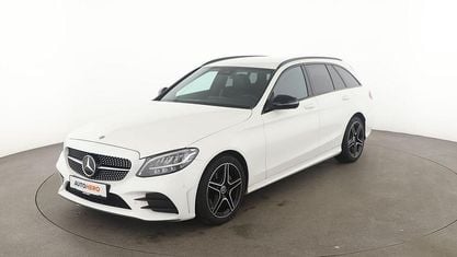 Brugt Mercedes C180 AMG line 156 HK (114 kW) 2020 Hvid Stationcar