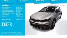 Reflexsilber metallic/schwarz Neu 2024 VW Polo Style Limousine | 24.990 € (Fairer Preis)