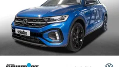 Ravennablau metallic/schwarz Neu 2025 VW T-Roc Cabriolet R-line Cabrio | 37.690 € (Guter Preis)