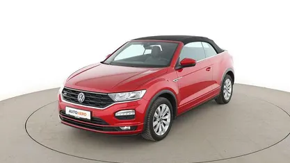 Gebraucht VW T-Roc Cabriolet R-line 150 PS (110 kW) 2021 Rot Cabrio