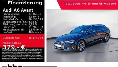 Gebraucht Audi A6 Design 204 PS (150 kW) 2022 Blau Kombi