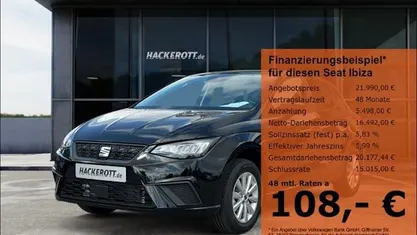 Schwarz Neu 2025 Seat Ibiza Limousine | 20.680 € (Superpreis)