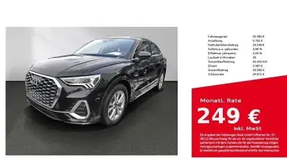 Usata Audi Q3 Sportback S-Line 150 CV (110 kW) 2024 Nero SUV