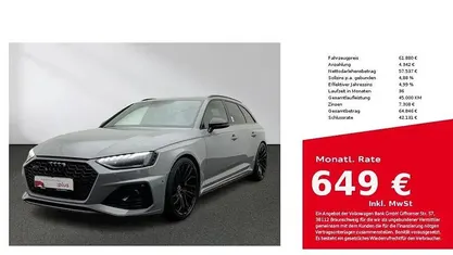Gebraucht Audi RS4 450 PS (330 kW) 2023 Grau Kombi