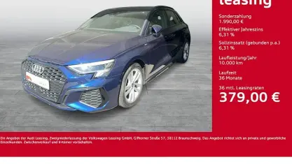 Second-hand Audi A3 S-Line 150 CP (110 kW) 2022 Berlinǎ