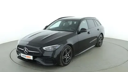 Gebraucht Mercedes C200 AMG line 2021 Schwarz Kombi