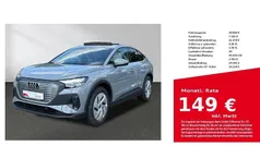 Grau Gebraucht 2022 Audi Q4 Sportback e-tron SUV | 28.880 € (Fairer Preis)