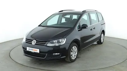 Gebraucht VW Sharan Comfortline 150 PS (110 kW) 2021 Schwarz Van / Kleinbus