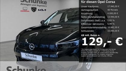 Gebraucht Opel Corsa Edition 101 PS (74 kW) 2025 Schwarz Kleinwagen