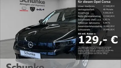 Gebraucht Opel Corsa Edition 101 PS (74 kW) 2025 Schwarz Kleinwagen