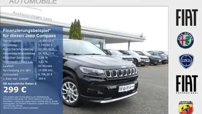 Gebraucht Jeep Compass Altitude 131 PS (96 kW) 2024 Schwarz SUV