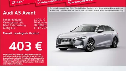 Gebraucht 2025 Audi A5 Advanced Kombi | 47.452 € (Fairer Preis)