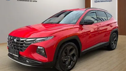 Gebraucht Hyundai Tucson Blackline 150 PS (110 kW) 2023 Rot SUV