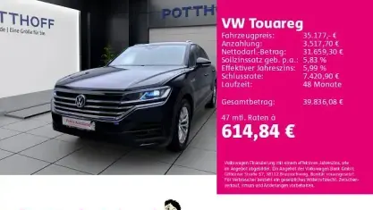 Gebraucht VW Touareg Basis 231 PS (169 kW) 2020 Blau SUV