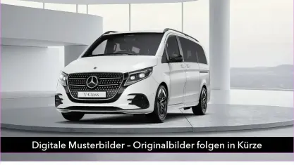 Gebraucht Mercedes V300 Avantgarde 237 PS (174 kW) 2025 Weiß Van / Kleinbus