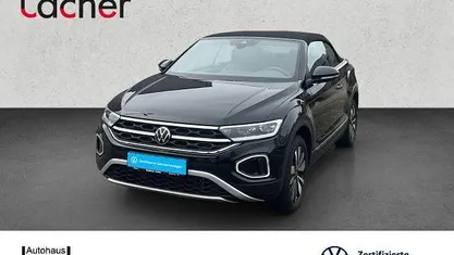 Schwarz Gebraucht 2025 VW T-Roc Cabriolet Goal Cabrio | 25.490 € (Superpreis)
