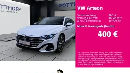 Gebraucht VW Arteon R-line 218 PS (160 kW) 2022 Weiß Limousine