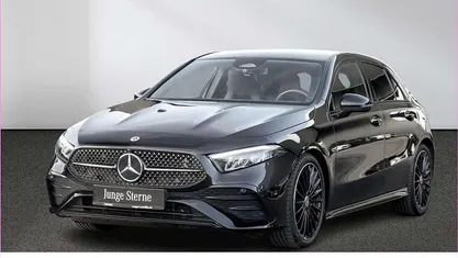 Gebraucht Mercedes A200 AMG 163 PS (119 kW) 2023 Unilack nachtschwarz Limousine
