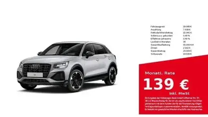 Brugt Audi Q2 Advanced Plus 116 HK (85 kW) 2025 Sølv SUV