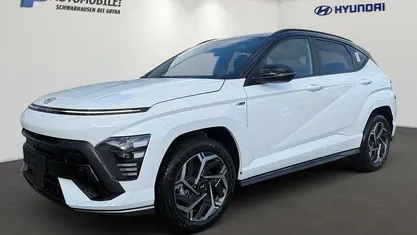 Gebraucht Hyundai Kona N Line 197 PS (144 kW) 2024 Weiß SUV