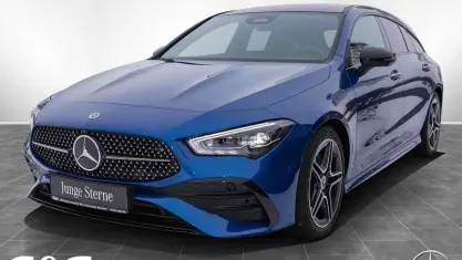 Gebraucht Mercedes CLA220 AMG 190 PS (139 kW) 2024 Metalliclack spektralblau Coupé