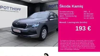 Gebraucht Skoda Kamiq Essence 116 PS (85 kW) 2025 Grau SUV