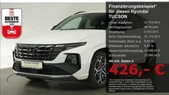 Weiss Gebraucht 2023 Hyundai Tucson N Line SUV | 32.724 € (Fairer Preis)