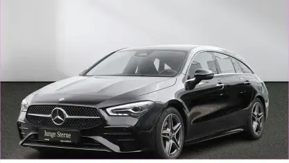 Gebraucht Mercedes CLA200 Shooting Brake AMG 163 PS (119 kW) 2025 Unilack nachtschwarz Kombi