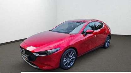 Neu Mazda 3 Exclusive 122 PS (89 kW) 2025 Rot Limousine