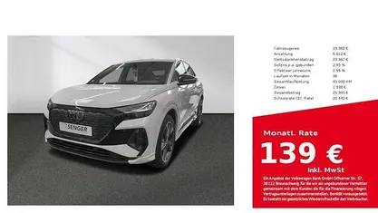 Gletscherweiß metallic Gebraucht 2022 Audi Q4 Sportback e-tron Ambiente SUV | 29.380 € (Fairer Preis)