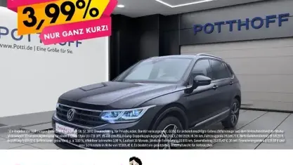 Gebraucht VW Tiguan Active 150 PS (110 kW) 2022 Deep black perleffekt SUV