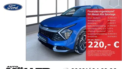 Blau Gebraucht 2023 Kia Sportage Comfort SUV | 25.499 € (Fairer Preis)