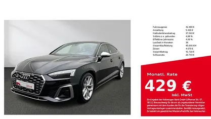 Usata Audi S5 Sportback Business 341 CV (250 kW) 2022 Nero Utilitaria