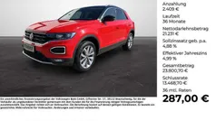 Rot Gebraucht 2021 VW T-Roc Style SUV | 23.640 € (Guter Preis)