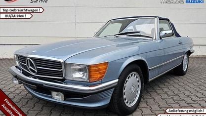 Brugt Mercedes SL500 245 HK (180 kW) 1985 Blå Cabriolet