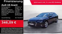 Mythosschwarz metallic Gebraucht 2022 Audi A6 Ambiente Kombi | 29.910 € (Superpreis)