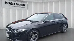 Schwarz Gebraucht 2020 Mercedes A180 AMG line Limousine | 22.190 € (Fairer Preis)