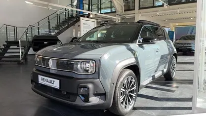 Neu Renault 4 E-Tech Iconic 11 kW (15 PS) 2025 Schiefergrau mit schwarzem dach (grau) SUV